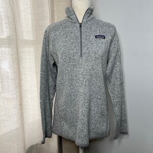 Patagonia Women's Heathered Gray Turtleneck Sweater